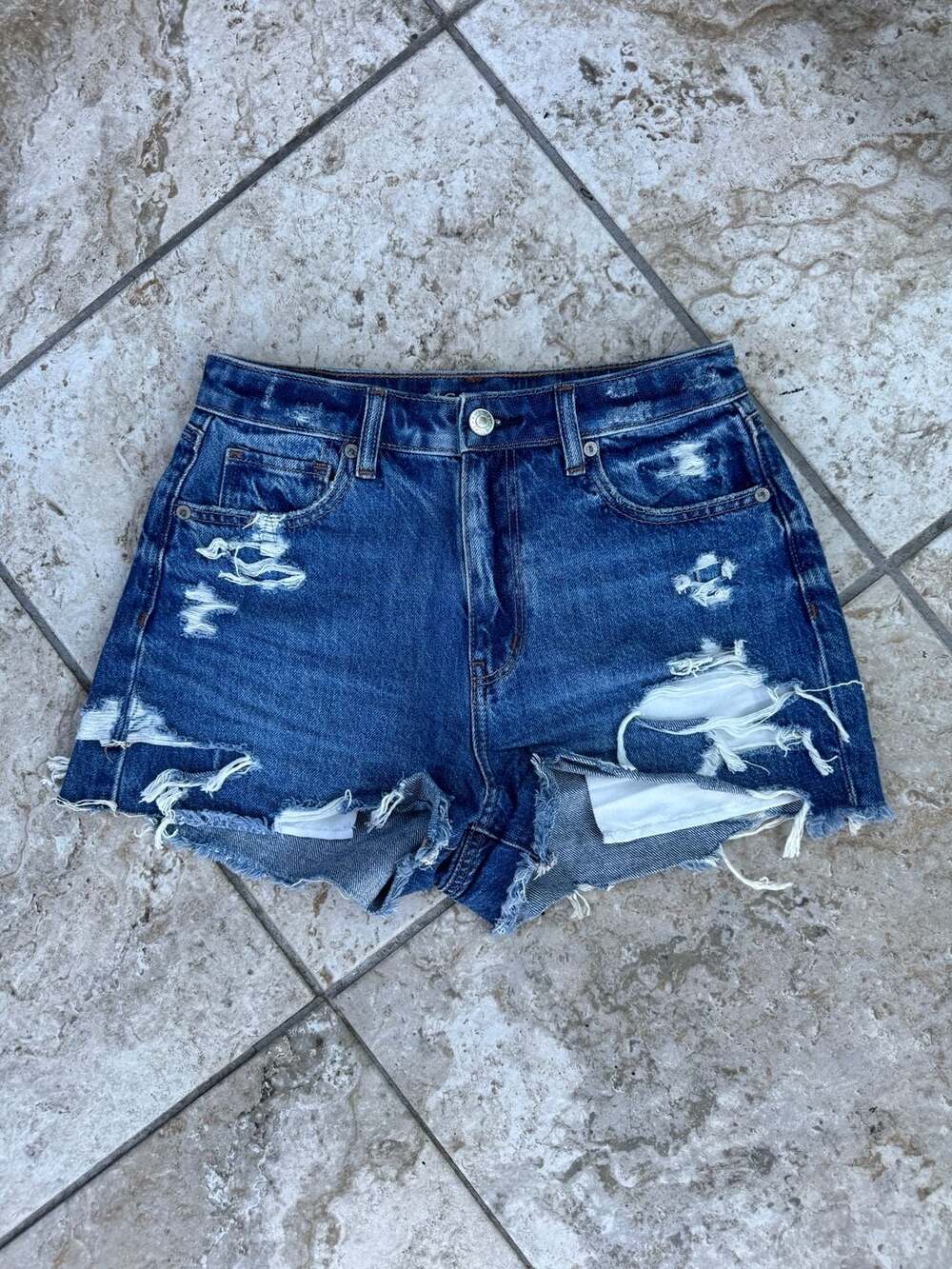 American Eagle Outfitters Mom Short Denim Shorts